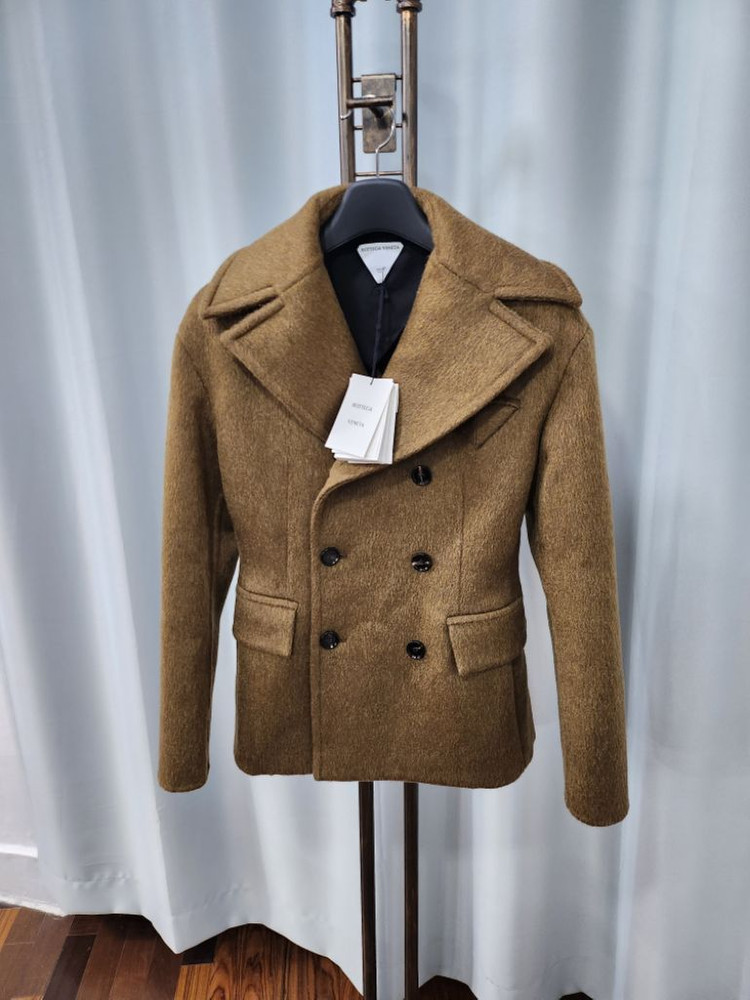 보테가베네타 삼각폴드 울 모헤어 더블 여성자켓 38--1