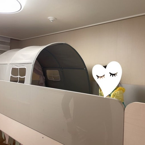 일룸 캐빈 이층침대 (계단 + 매트리스 + 텐트)