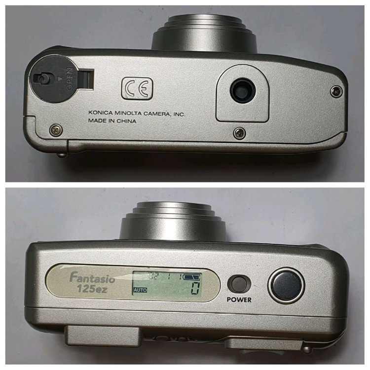 코니카 판타지오 125ez 38-125mm 필름카메라/ 빈티지 레트로 앤틱 로모 y2k 일본 감성 필카 인테리어--5