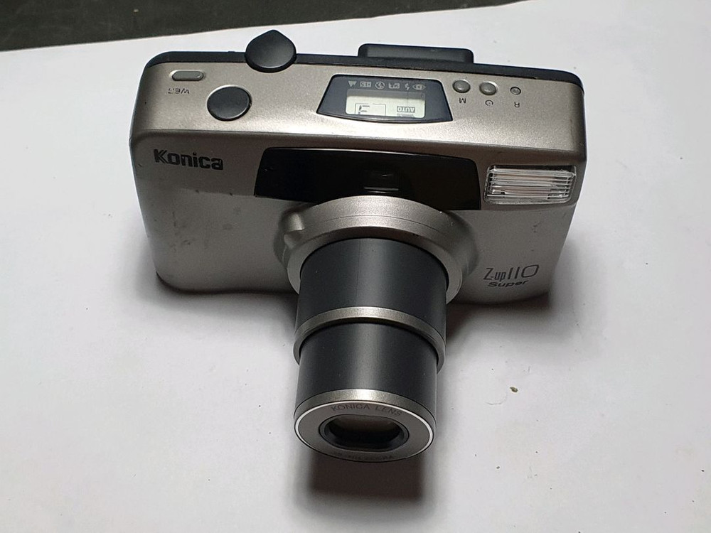 코니카 Z-up 110super 38-110 필름카메라 / 빈티지 레트로 로모 앤틱 y2k 일본 감성 필카 인테리어--2