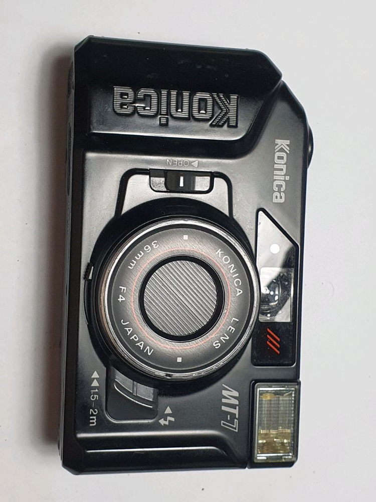 코니카 MT-7 36mm 필름카메라 자동 빈티지 레트로 로모 필카 감성 인테리어 y2k--1