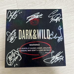 방탄소년단 Dark & Wild 앨범 싸인앨범 이미지