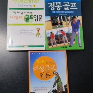 골프입문/정통골프 서적 3권 세트 일괄 이미지