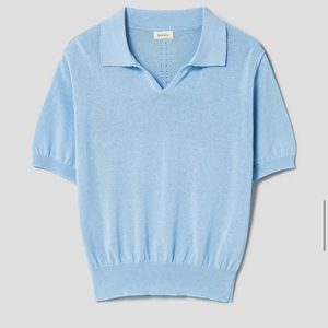 코텔로 코튼 블렌디드 칼라 반팔 니트 티셔츠
