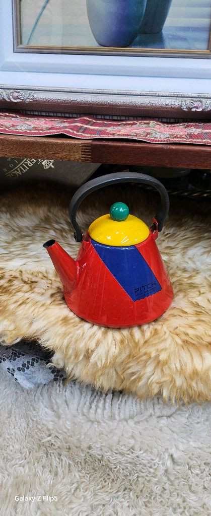 아동용 컬러풀한 빨간 주전자--1
