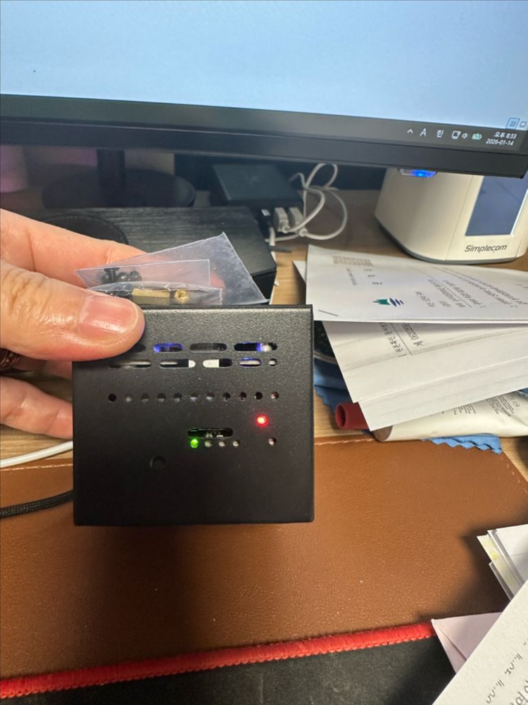 라즈베리파 5 8GB +m.2Hat +UPS +Case 이미지