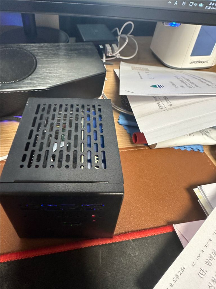 라즈베리파 5 8GB +m.2Hat +UPS +Case 이미지