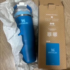 스탠리 아이스플로우 플립 스트로 2.0 텀블러, 아주르블루, 887ml, 1개