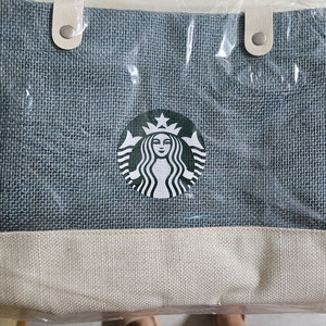 스타벅스 민트토트백
