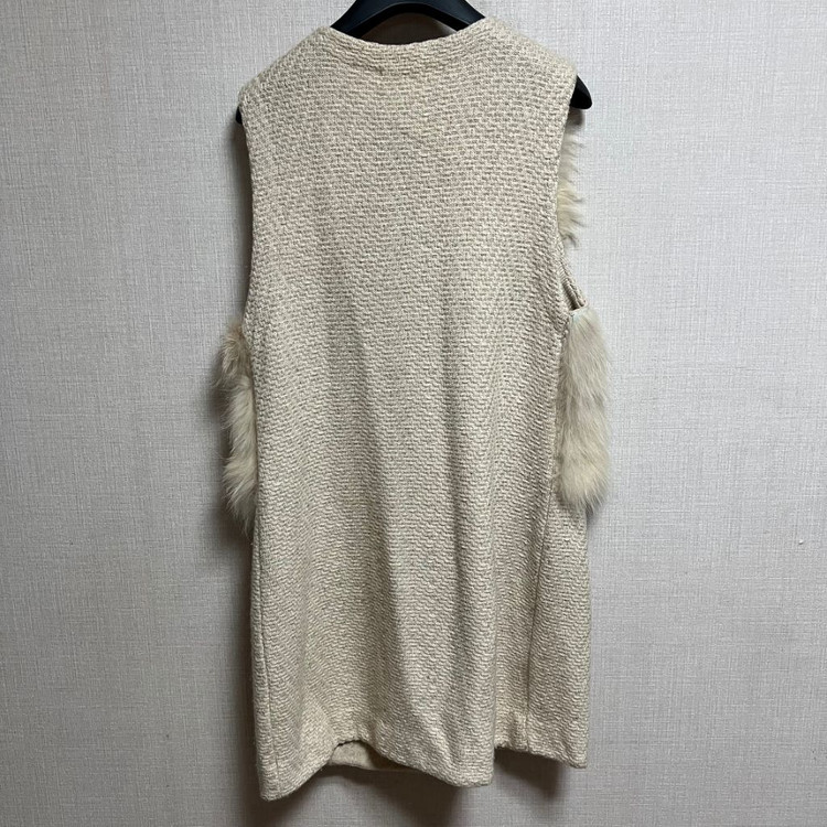 시슬리 폭스퍼 니트 베스트 이미지