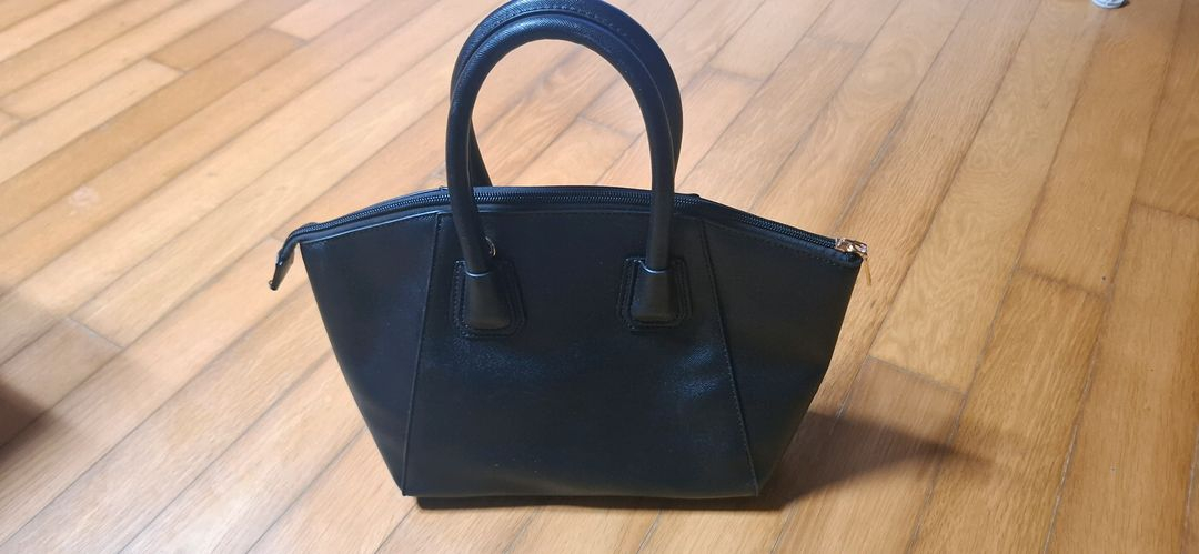 로브르 블랙 핸드백--3