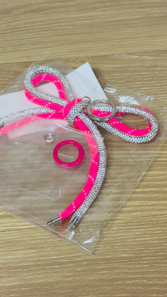 RUE135/ 핸드메이드 레이어드 리본매듭 스트랩(새상품)--7