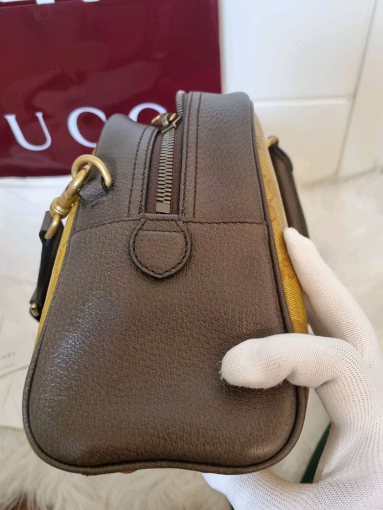 (새상품)구찌x아디다스 콜라보 미디엄 더플 토드백--4