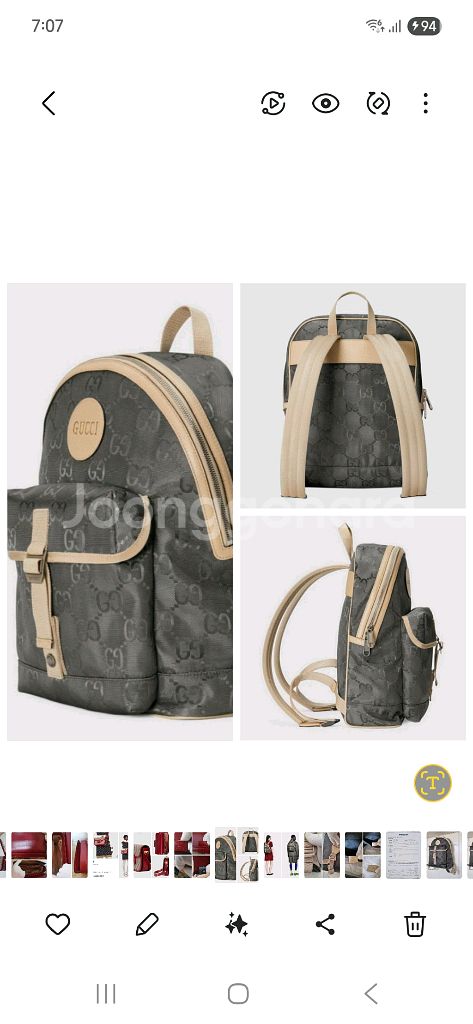 (정품새상품)구찌 오프더 그리드백팩 *신세계강남구입*--9