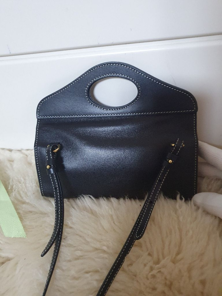 (정품)버버리 톱스터치 미니 블랙포켓 *꺠끗해요*--5