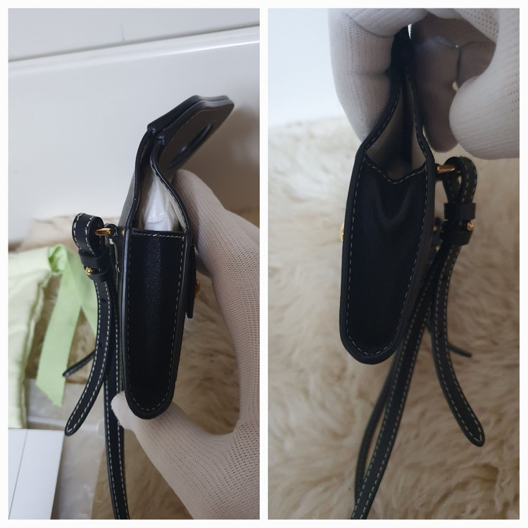 (정품)버버리 톱스터치 미니 블랙포켓 *꺠끗해요*--8