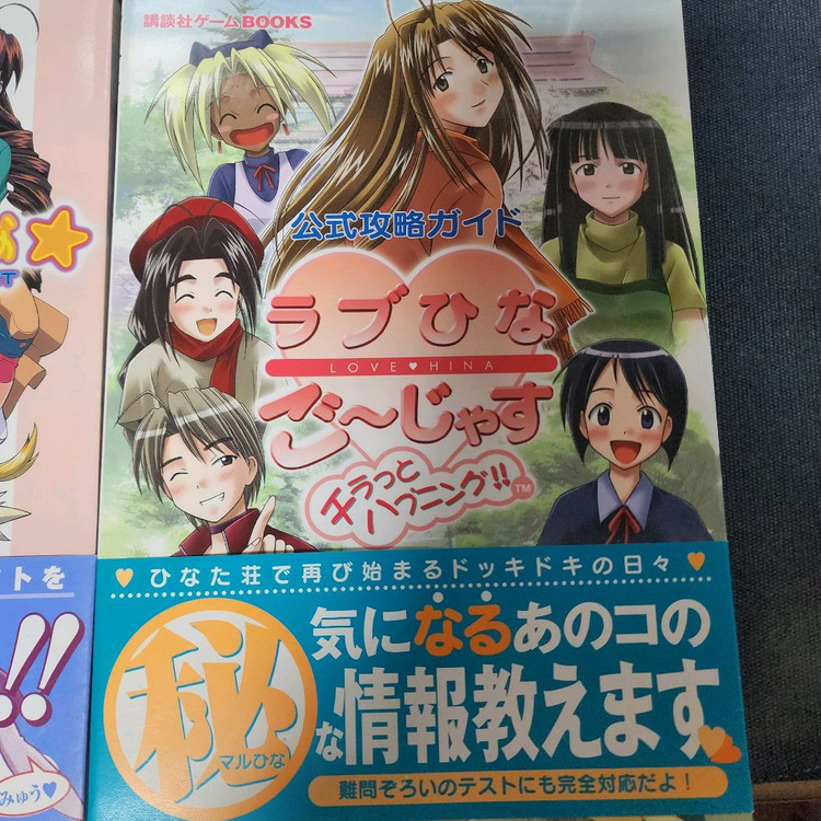 러브히나 게임 공략 가이드북 4종 이미지