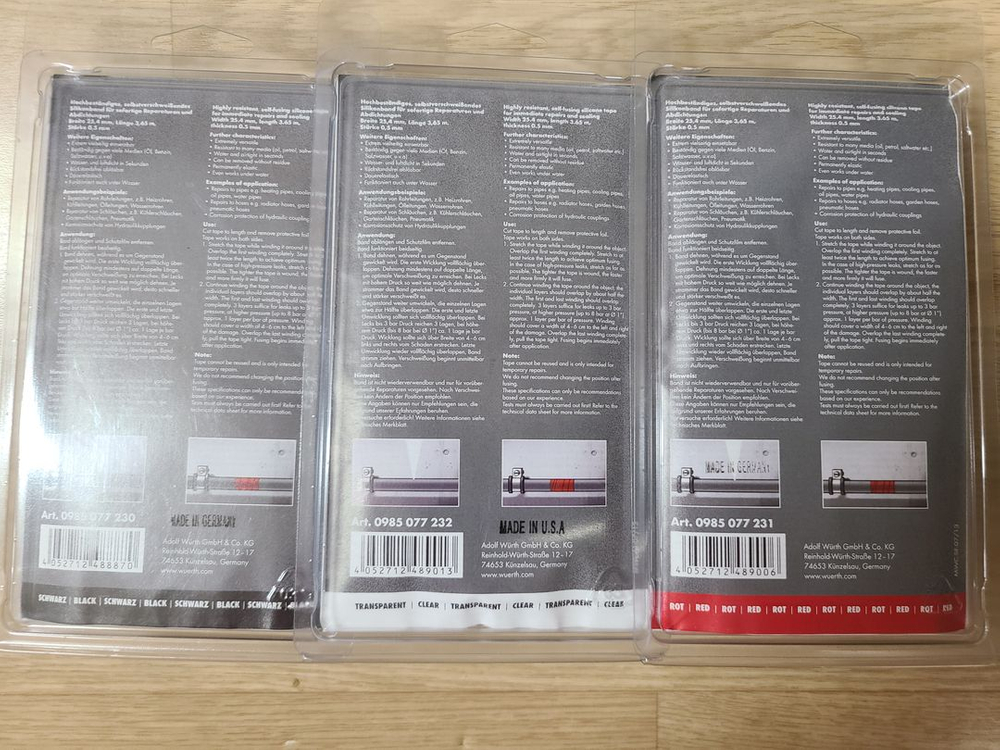 (새상품)독일산 배관보수용테이프 팝니다.--1