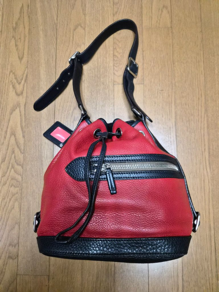 (정품) 프라다 가죽 버킷백 (명품 여자 가방 크로스백 숄더백)--2