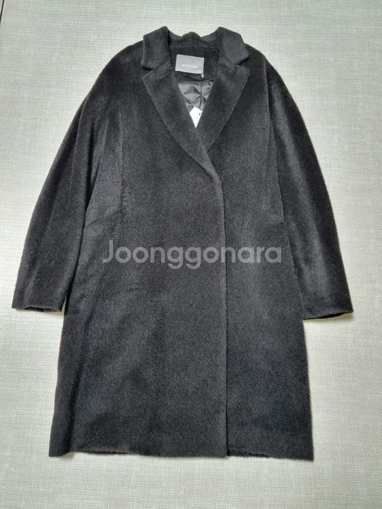 (택있는새옷)피에르가르뎅 등판누빔 알파카코트. 66--2