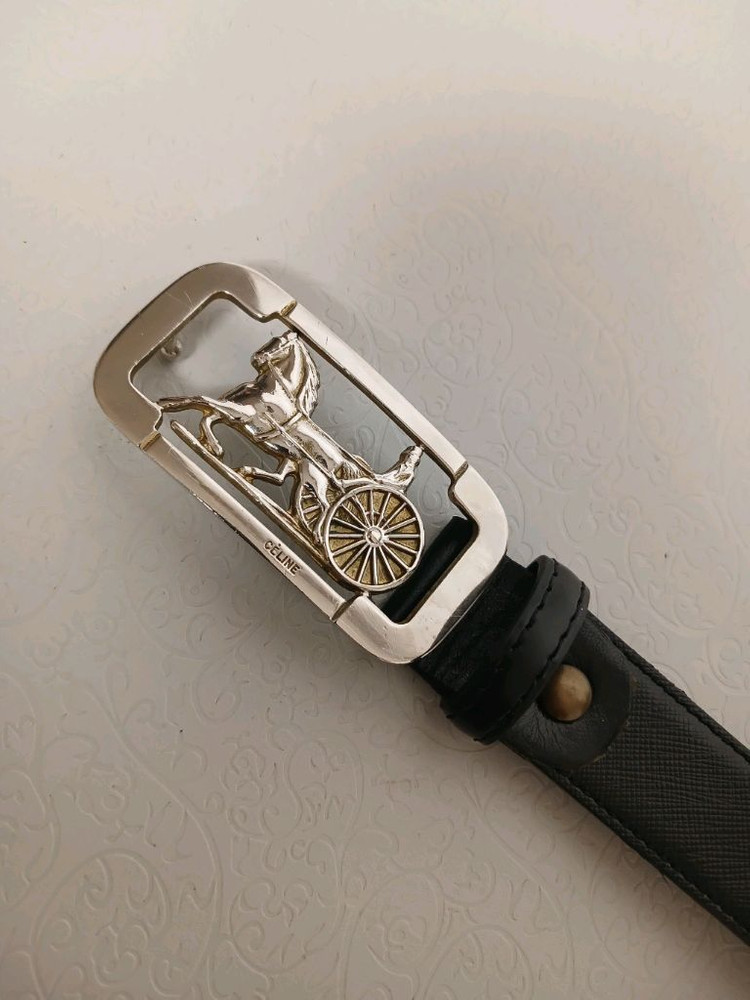셀린느 마차 여성벨트--1