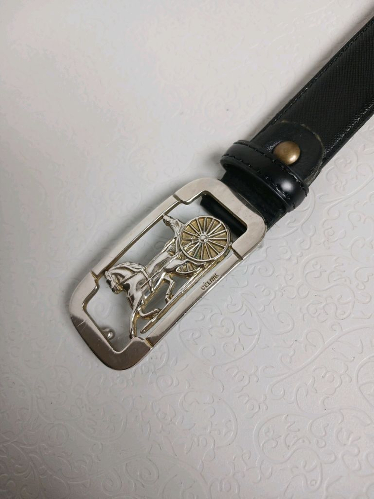 셀린느 마차 여성벨트--3