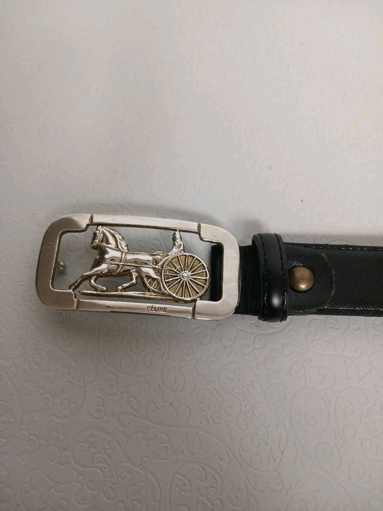 셀린느 마차 여성벨트--5