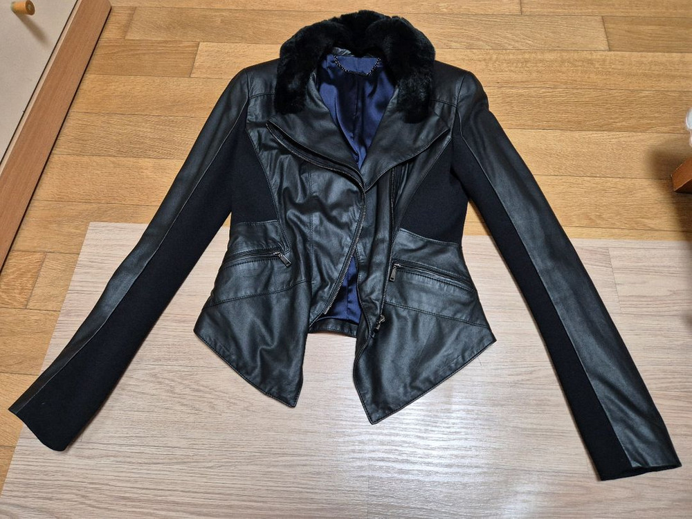엘리타하리 양가죽 자켓 (S 사이즈)--4