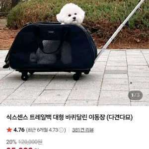바퀴달린 이동장 강아지 하우스 이미지