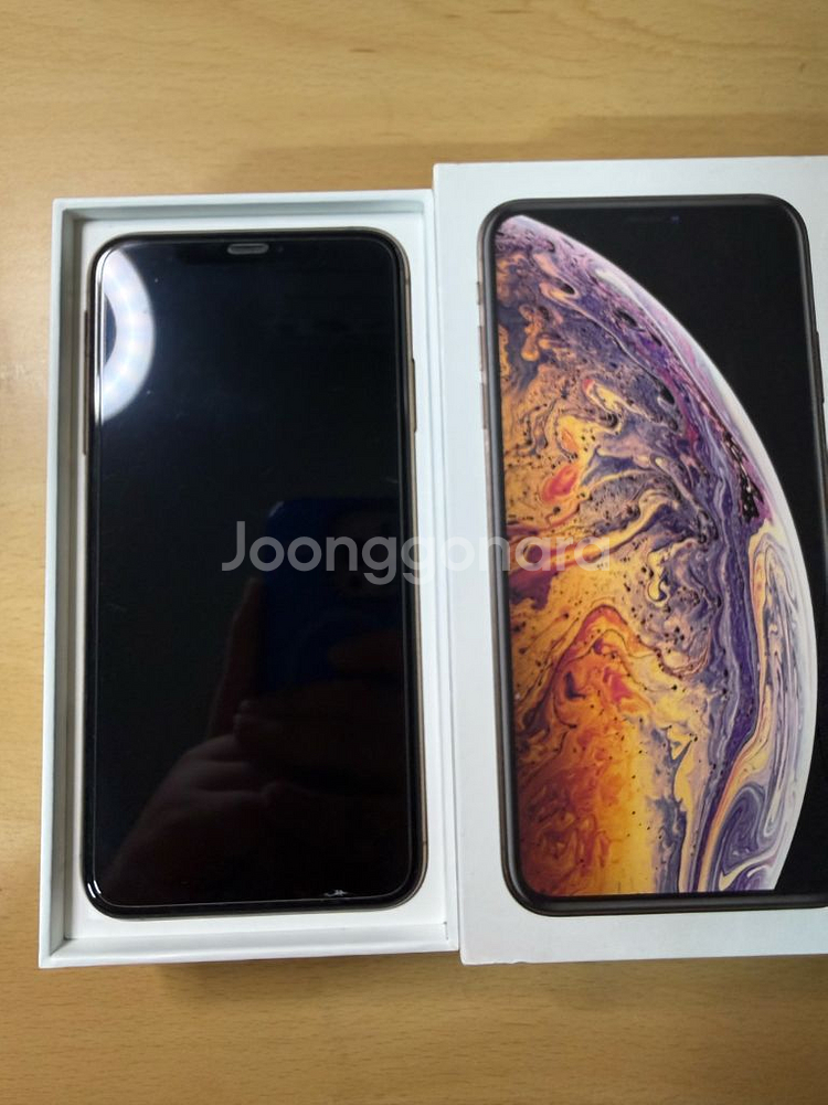 아이폰 xs max 골드256gb--1