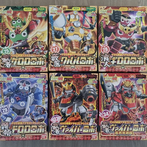 반다이 프라모델 케로로 무사 바이퍼 로봇 6종 새상품 이미지