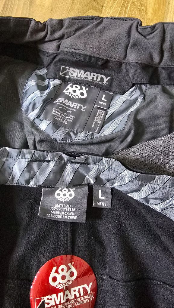 686 스노우보드복 바지 L + 일체형 내피--2