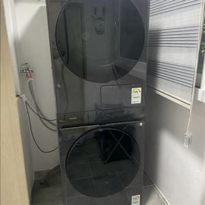 삼성전자 BESPOKE 그랑데 AI 원바디 Top Fit 세탁기 + 건조기 24kg+20kg 이미지