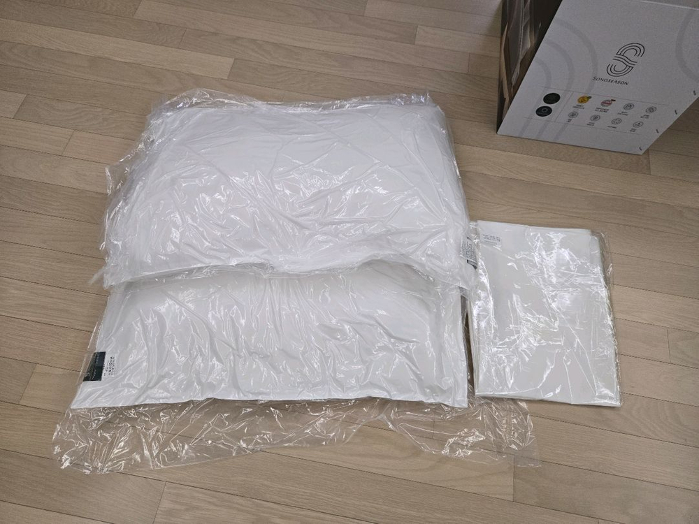 소노호텔 그래피놀 베개+커버 2세트--1