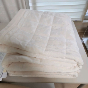 (새제품)장모 극세사 고정밴드 침대패드 퀸Q