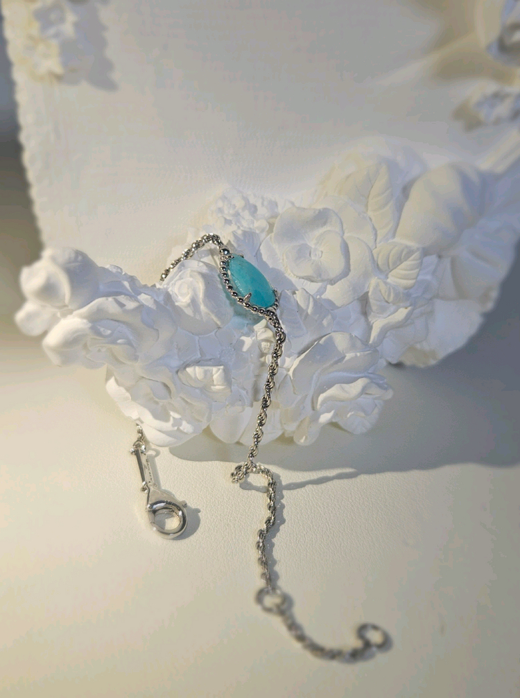 14k 팔찌 아마조나이트 원석--4