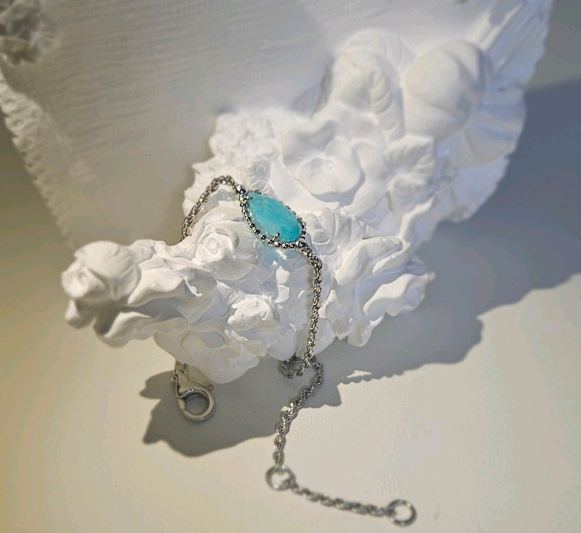 14k 팔찌 아마조나이트 원석--6