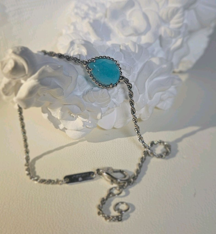 14k 팔찌 아마조나이트 원석--7