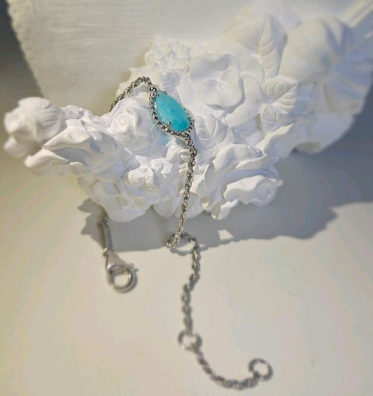 14k 팔찌 아마조나이트 원석--8