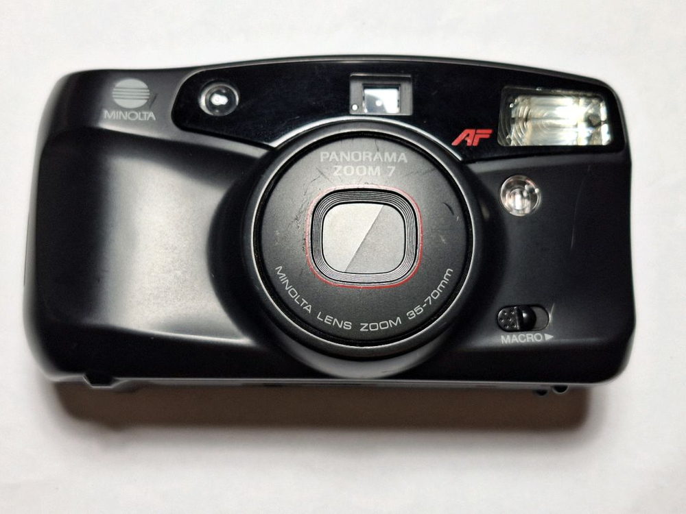 미놀타 파노라마 줌 7 필름카메라 빈티지 레트로 로모 앤틱 일본 감성 필카 촬영 y2k 인테리어 사진--1