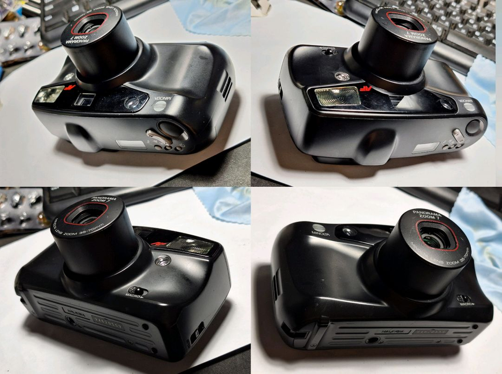 미놀타 파노라마 줌 7 필름카메라 빈티지 레트로 로모 앤틱 일본 감성 필카 촬영 y2k 인테리어 사진--7