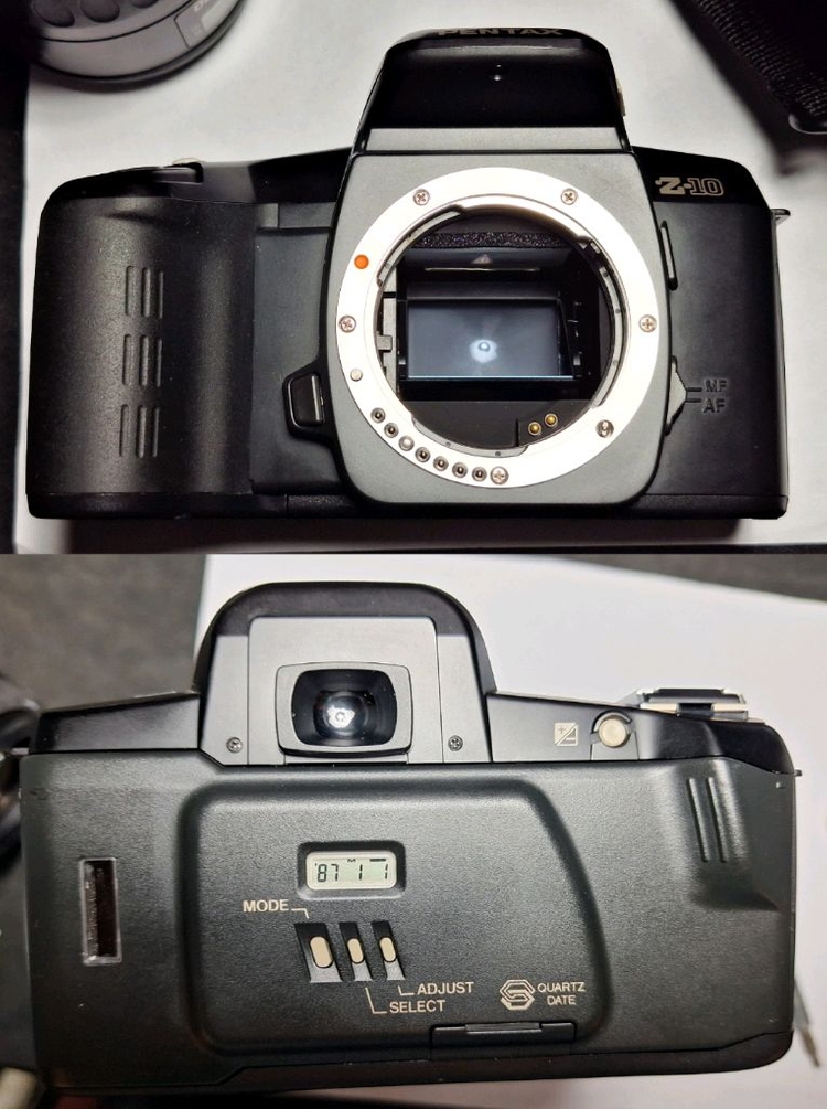 가방+렌즈+배터리 필름카메라 세트/펜탁스 Z-10 28-80mm 빈티지 레트로 로모 앤틱 y2k 일본 감성 필카--5