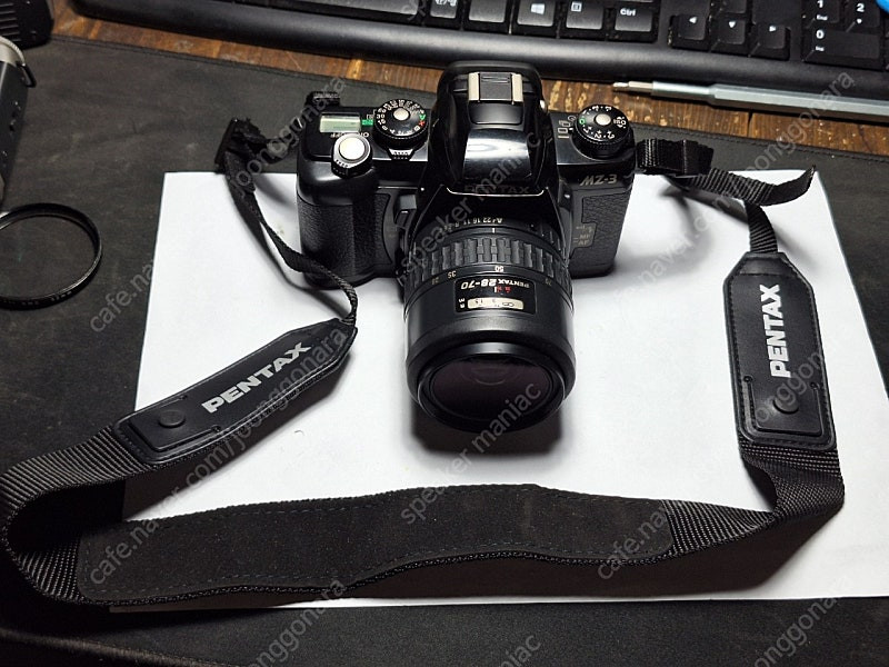 필름카메라 가방 세트 Pentax MZ-3 + smc FA 28-70mm f/4 AL 빈티지 레트로 y2k 로모 이미지