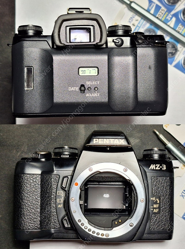 필름카메라 가방 세트 Pentax MZ-3 + smc FA 28-70mm f/4 AL 빈티지 레트로 y2k 로모 이미지