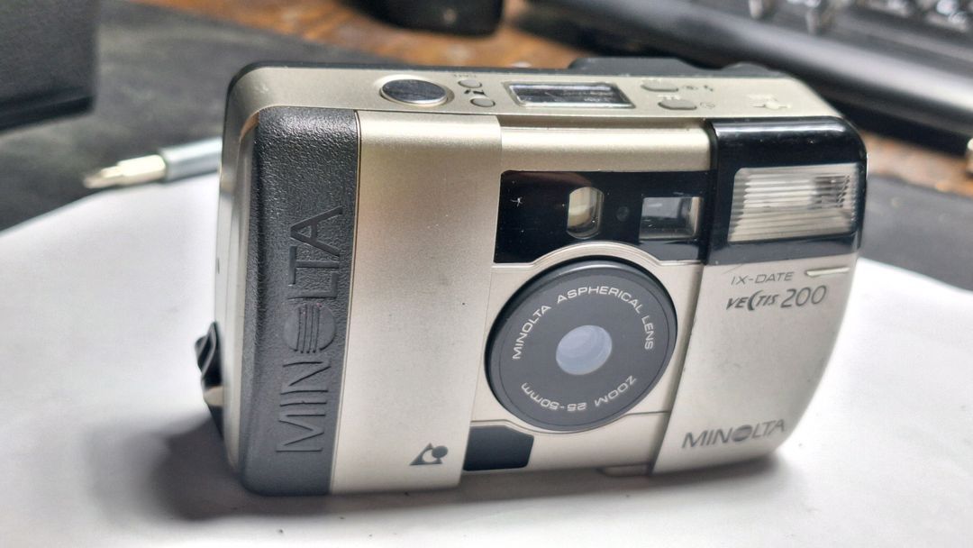미놀타 IX-DATE Vextis200 aps필름카메라 빈티지 레트로 로모 앤틱 y2k 일본 감성 필카 촬영 사진--3