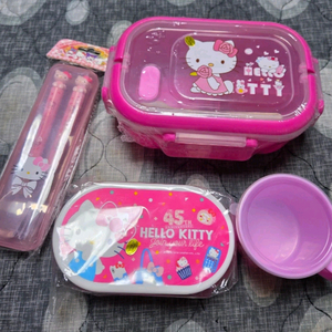 헬로키티 도시락통 & 수저세트 & 컵 이미지