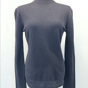 네고xx2023년한섬 TIME 타임 울 터틀넥 니트 블랙 90새옷급 이미지