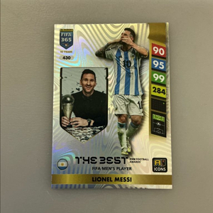 파니니 월드컵 베스트 메시 홀로자이언트 바렐라