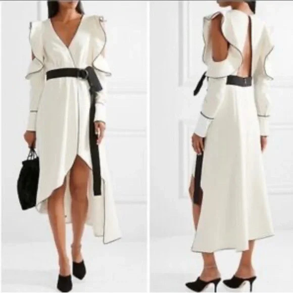 셀프포트레이트 화이트 원피스 US6 (M)--4