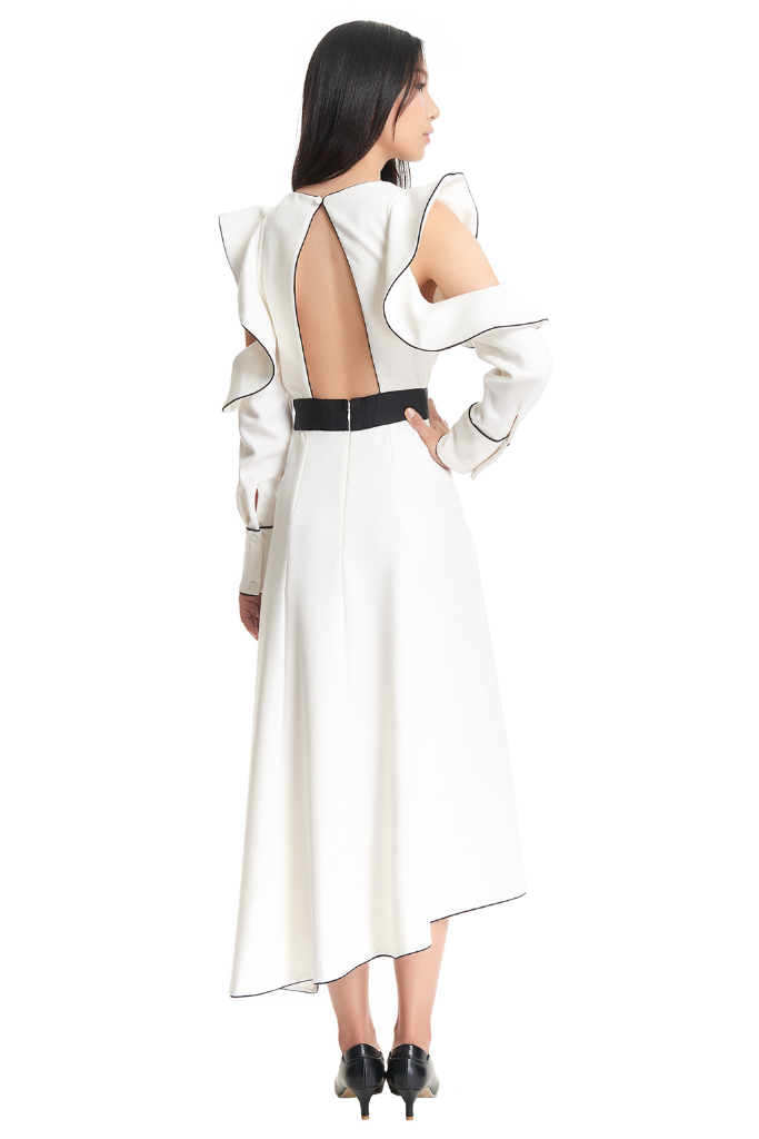 셀프포트레이트 화이트 원피스 US6 (M)--5